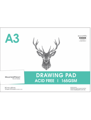 A3 ART BLOCK 165GSM 20 SHEETS (ISBN: 9555212201437)