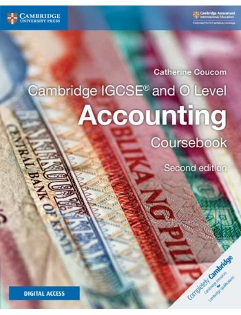 Cambridge IGCSE and O Level Accounting Coursebook with Digital Access (2 Years) 2 Ed (ISBN: 9781108339179)