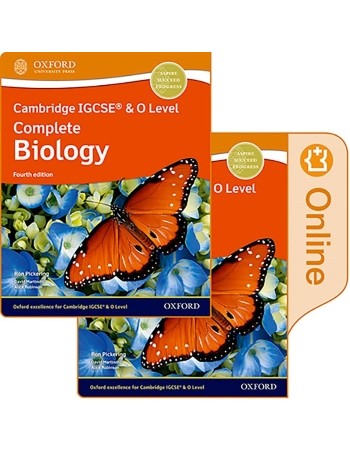 NEW CAMBRIDGE IGCSE AND O LEVEL COMPLETE BIOLOGY: PRINT & ENHANCED ONLINE STUDENT BOOK PACK (4E) (ISBN: 9781382005753)