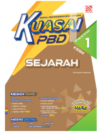 KUASAI PBD SEJARAH TINGKATAN 1 KSSM (ISBN: 9786294702714)