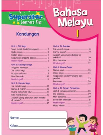 SUPERSTAR LEARNER 1 BAHASA MELAYU (FOREIGNER) (ISBN: 9789670007335)