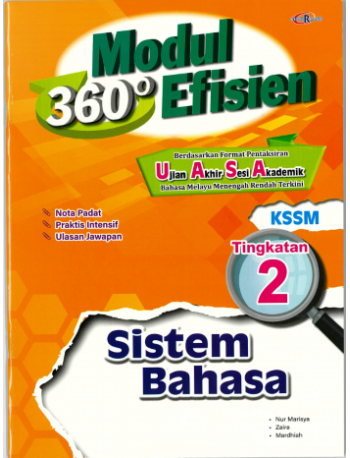 MODUL 360 EFISIEN KSSM SISTEM BAHASA TINGKATAN 2 (ISBN: 9789672529668)