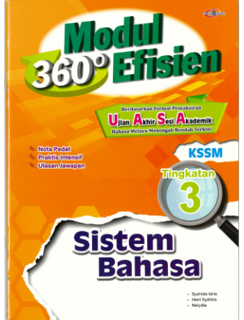 MODUL 360 EFISIEN KSSM SISTEM BAHASA TINGKATAN 3 (ISBN: 9789672529675)