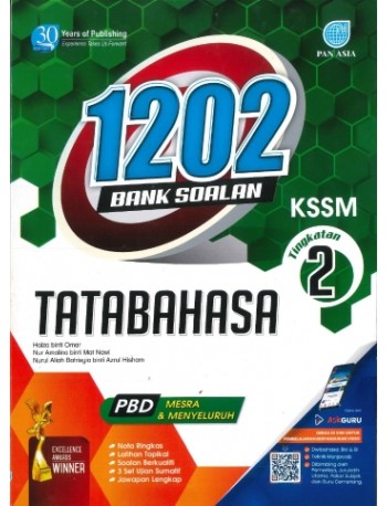 1202 BANK SOALAN TINGKATAN 2 - TATABAHASA (ISBN: 9789674668709)