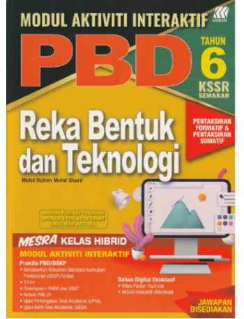 MODUL AKTIVITI INTERAKTIF PBD REKA BENTUK DAN TEKNOLOGI TAHUN 6 (ISBN: 9789837731578)