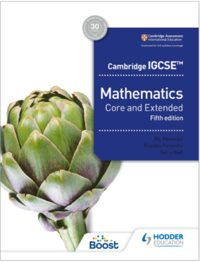 CAMBRIDGE IGCSE CORE AND EXTENDED MATHEMATICS FIFTH EDITION (ISBN ...