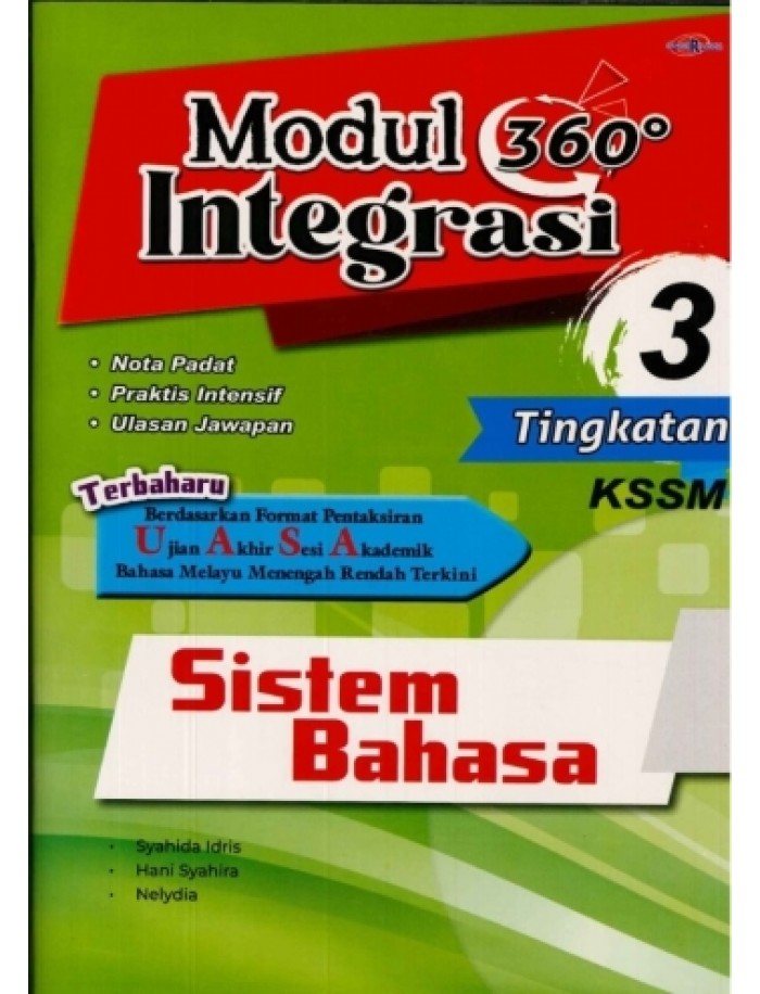 MODUL 360 INTEGRASI SISTEM BAHASA TINGKATAN 3 (ISBN: 9789672526933 ...